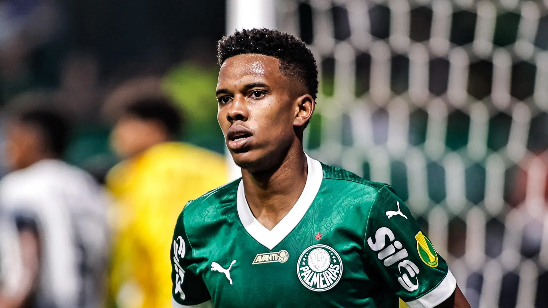Est&ecirc;v&atilde;o durante a derrota do Palmeiras para o Corinthians (Foto: Karen Fontes/AFI/iShoot/Gazeta Press)