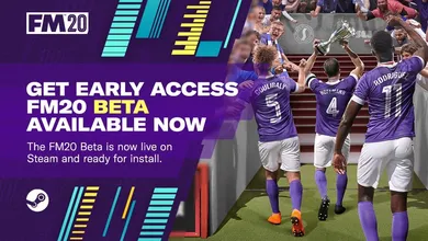 Para quem comprou na pr&eacute;-venda, a vers&atilde;o Beta do Football Manager 2020 j&aacute; est&aacute; dispon&iacute;vel no Steam