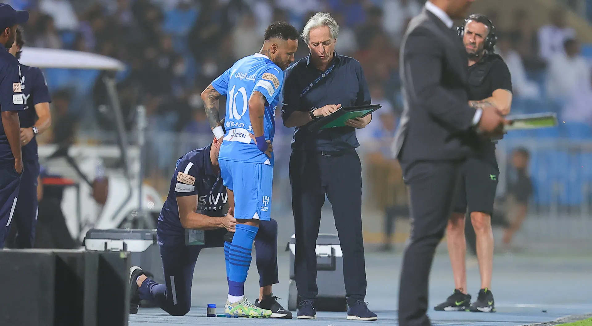 Foto: (Imago) - Jorge Jesus e Neymar pelo Al Hilal