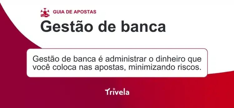 Arte Trivela com a defini&ccedil;&atilde;o do que &eacute; gest&atilde;o de banca