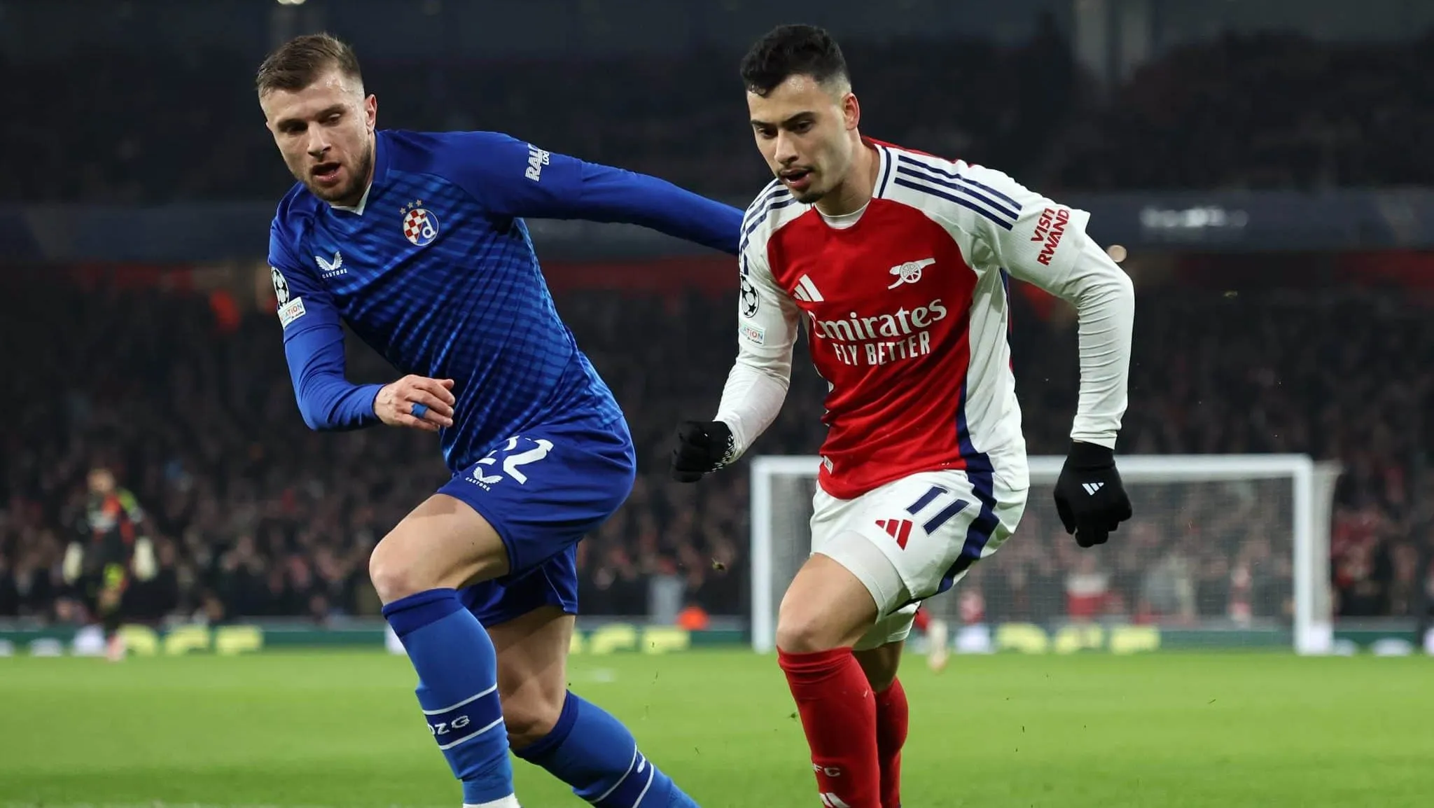 &lsquo;Brilhante&rsquo;: Arsenal supera desfalques e Martinelli voa em vit&oacute;ria na Champions