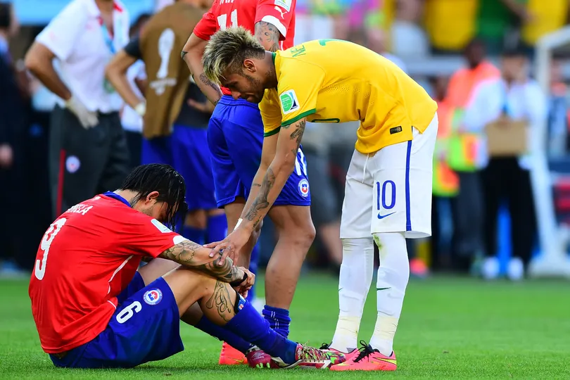 Pinilla e Neymar