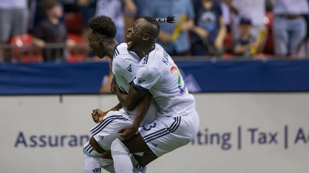 Dias depois de assinar com o Bayern, Alphonso Davies marca dois gola&ccedil;os pelo Whitecaps