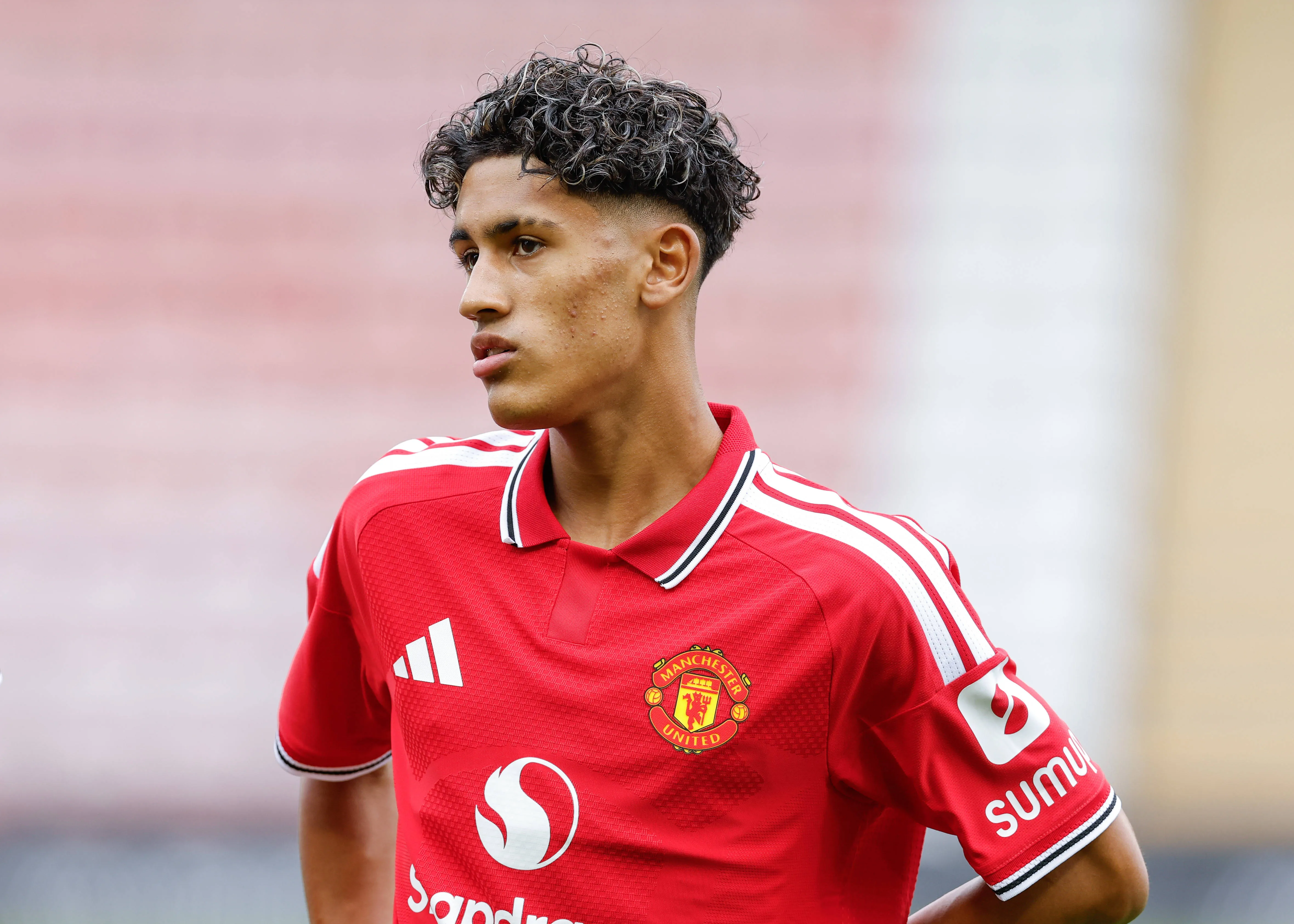 JJ Gabriel em jogo da base do Manchester United