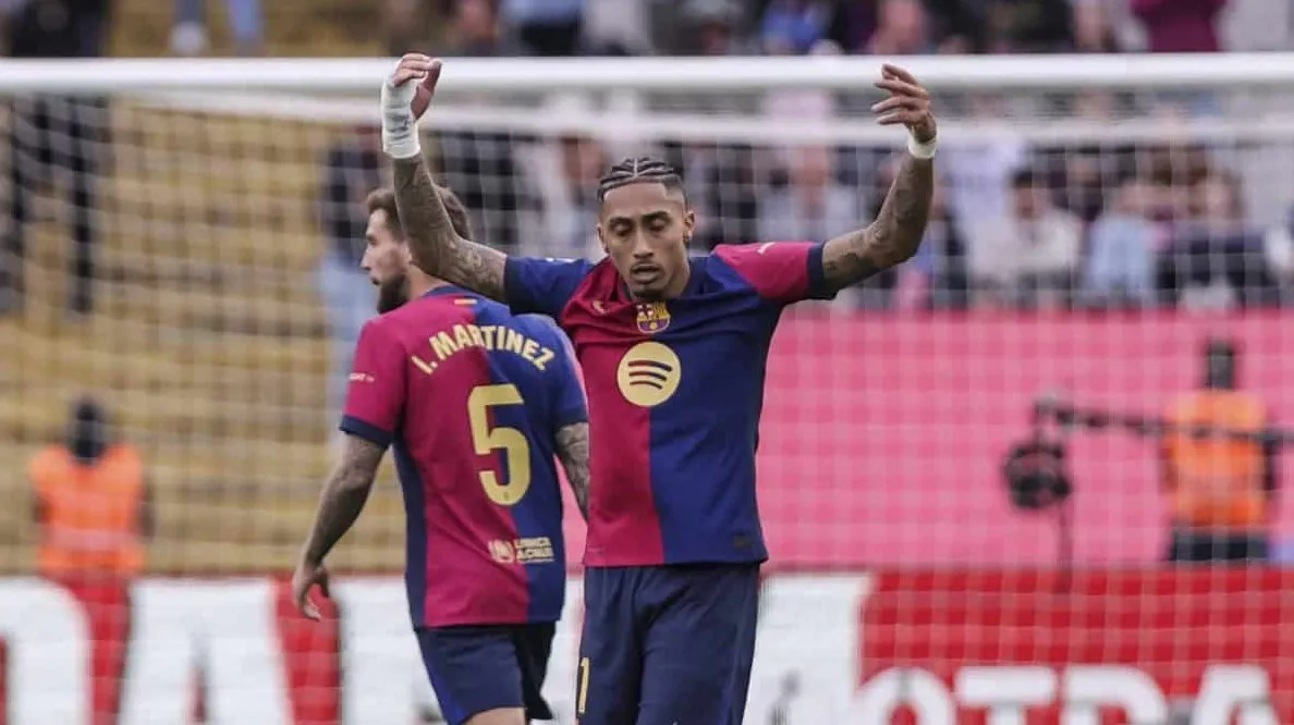 Raphinha lidera outra superremontada do Barcelona na temporada e frustra Real Madrid