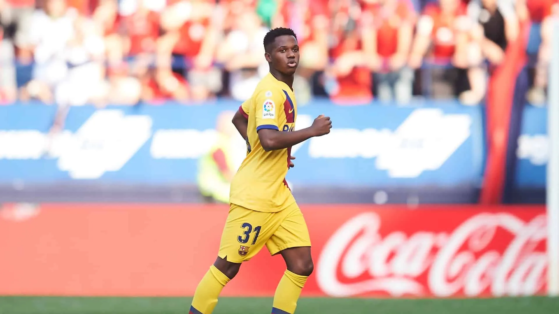 Barcelona teve seu autor de gol mais jovem em La Liga, mas apenas empatou com o Osasuna