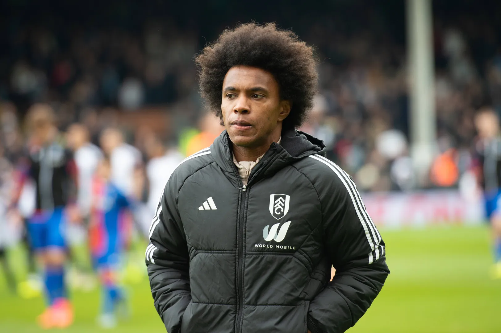 27th April 2024; Craven Cottage, Fulham, London, England; Premier League Football, Fulham versus Crystal Palace; Willian