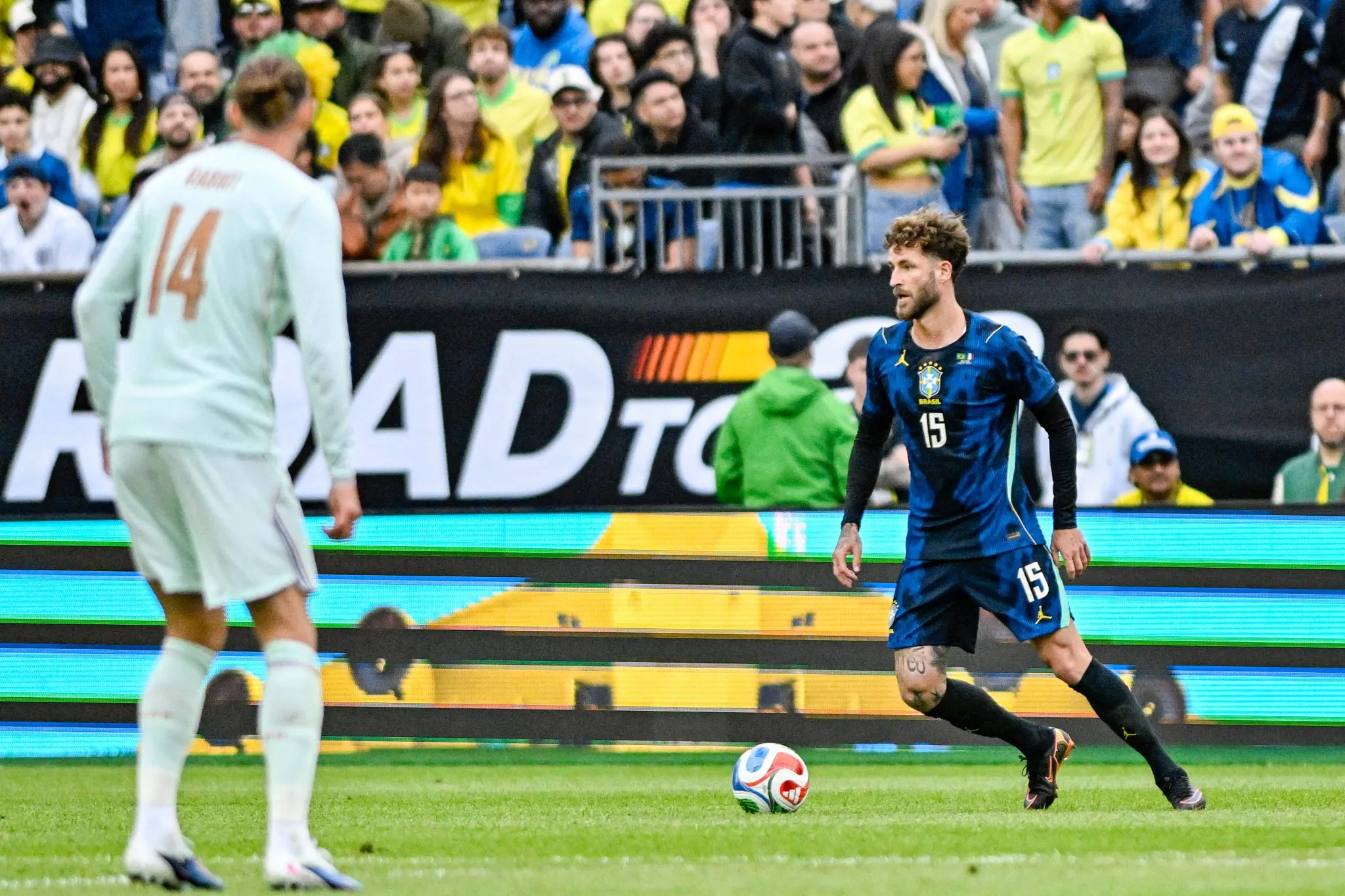 L&eacute;o Pereira em Brasil x Fran&ccedil;a