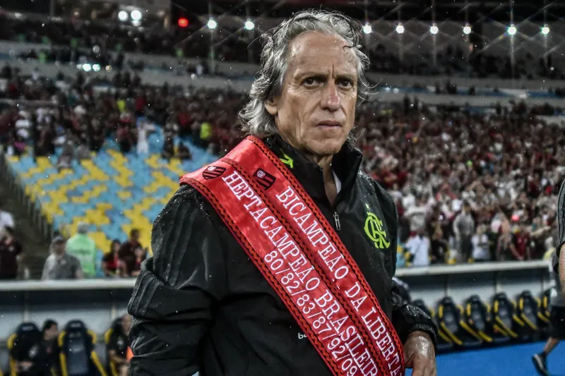 Jorge Jesus foi campe&atilde;o do Brasileiro e da Libertadores com o Flamengo (Foto: Imago)
