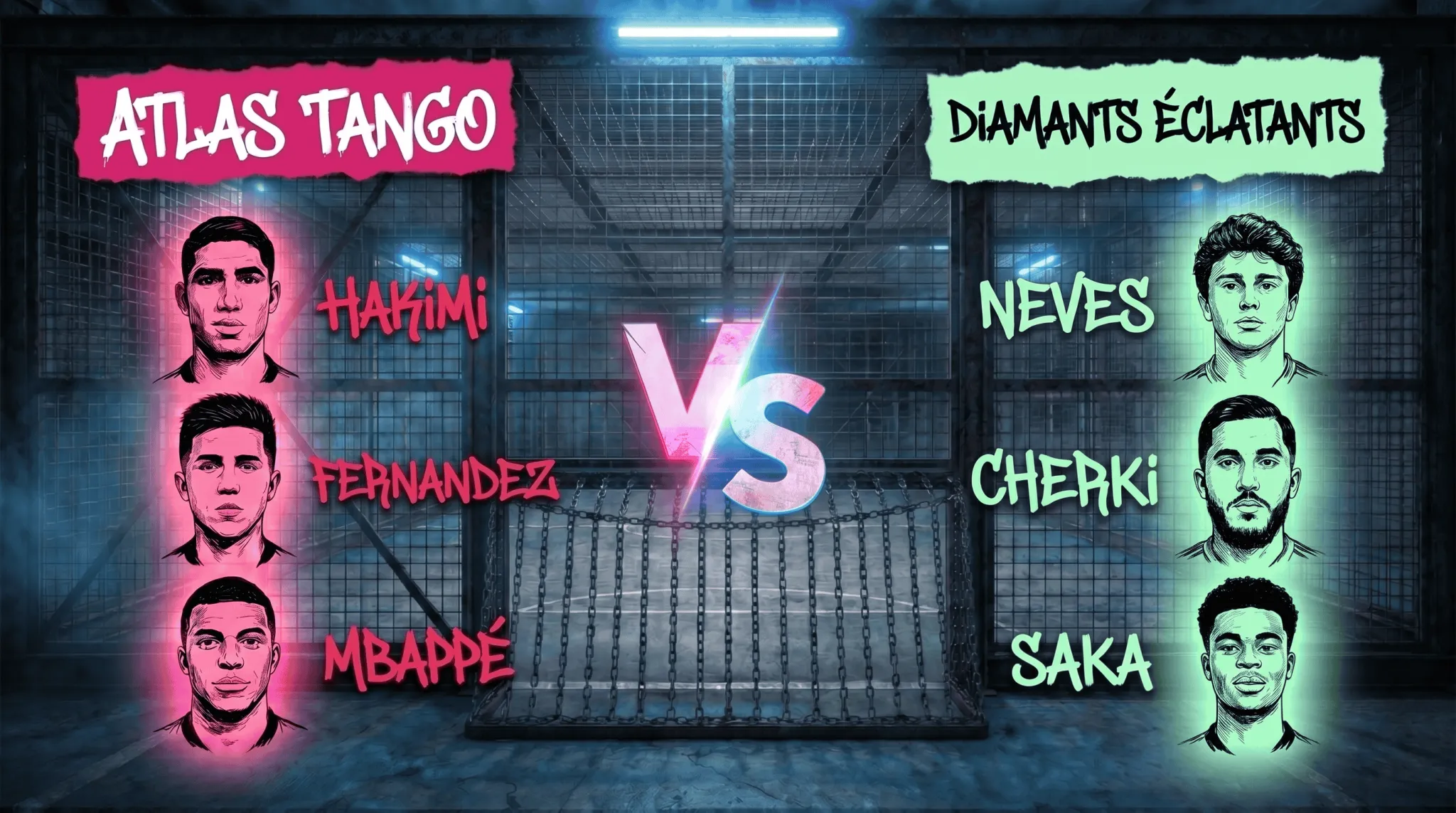 The Cage, Duelo de craques:&nbsp;Vote em Atlas Tango x Diamants &Eacute;clatants