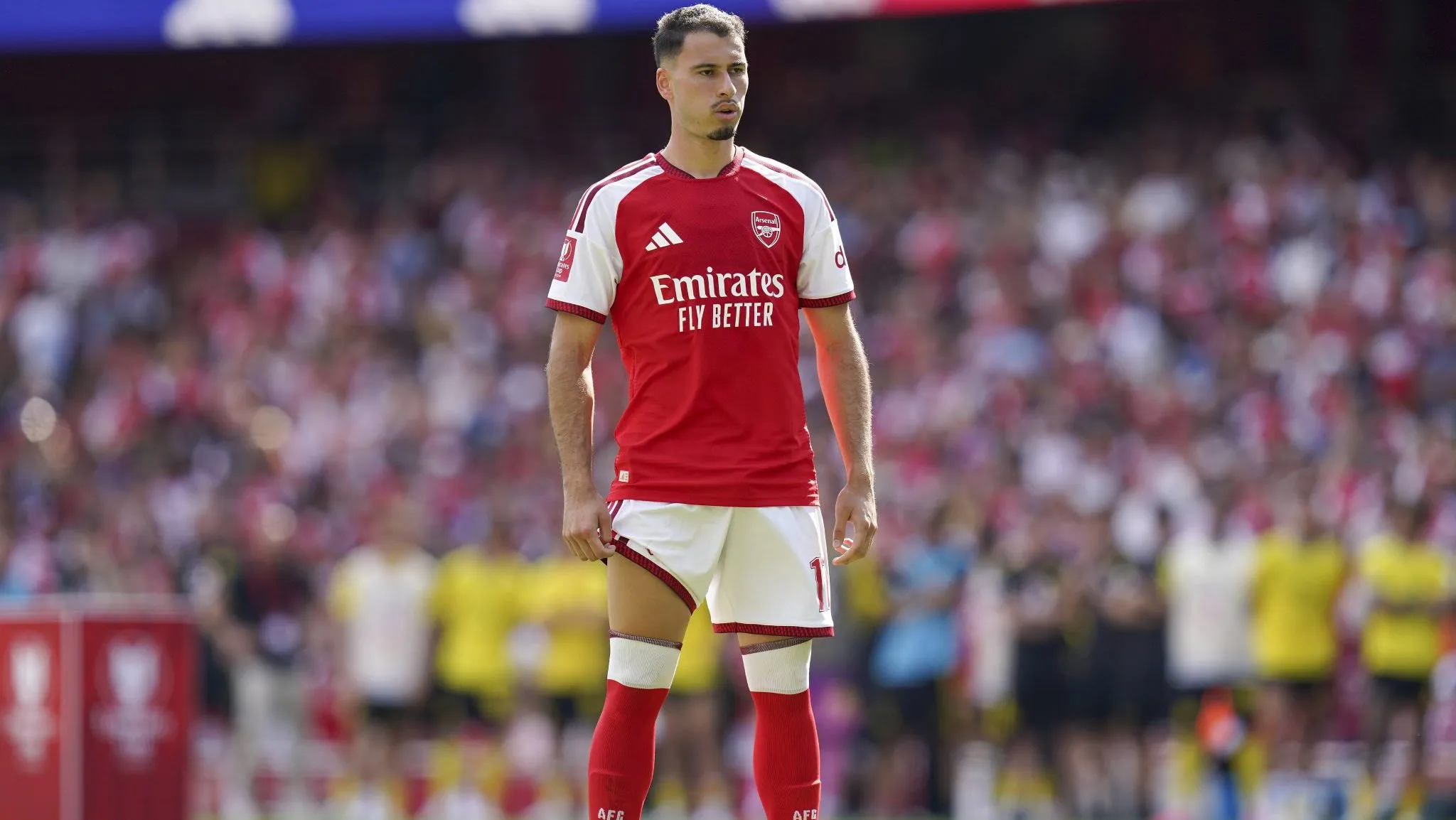 Gabriel Martinelli pelo Arsenal (Foto: Imago/Every Second Media)