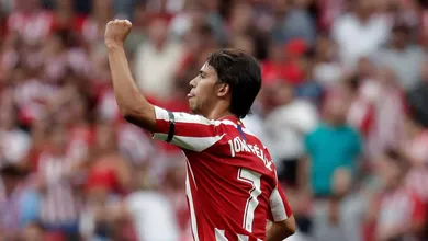 Jo&atilde;o F&eacute;lix fez seu primeiro gol oficial pelo Atl&eacute;tico e deu in&iacute;cio &agrave; virada contra o Eibar