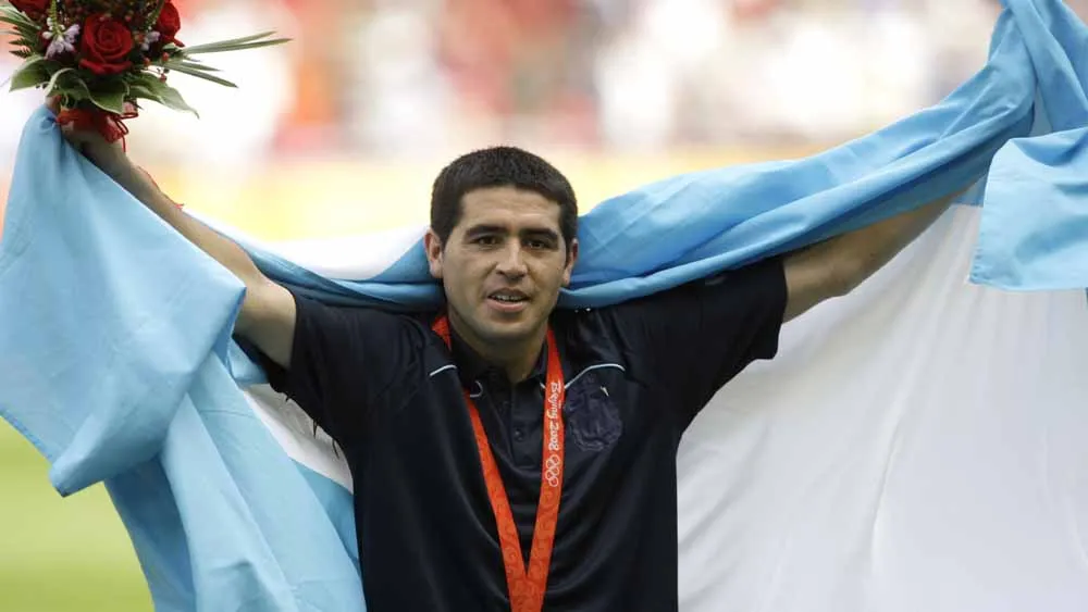 Riquelme, da Argentina (Foto: AP)