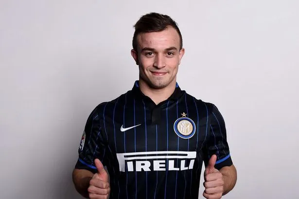 Shaqiri chegou para refor&ccedil;ar a Inter e vestir&aacute; o n&uacute;mero 91