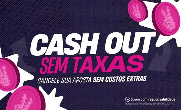 Banner da Vbet com a funcionalidade de cash out para todos os usu&aacute;rios cadastrados com c&oacute;digo promocional