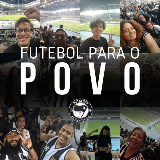 Grupo Botafogo Antifascista j&aacute; levou mais de 240 torcedores para ver o Botafogo jogar (Foto: Reprodu&ccedil;&atilde;o)