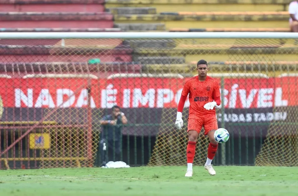 Sobrevivente do inc&ecirc;ndio no Ninho do Urubu, Francisco Dyogo foi heroi do t&iacute;tulo brasileiro sub-20 do Flamengo (Foto: Gilvan de Souza/Flamengo)