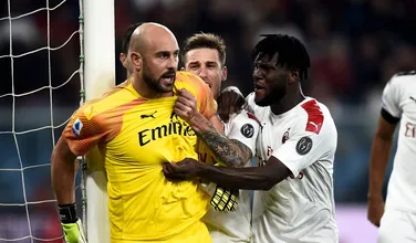 Do inferno ao c&eacute;u: Reina tomou um franga&ccedil;o, mas garantiu a vit&oacute;ria do Milan ao pegar um p&ecirc;nalti nos acr&eacute;scimos