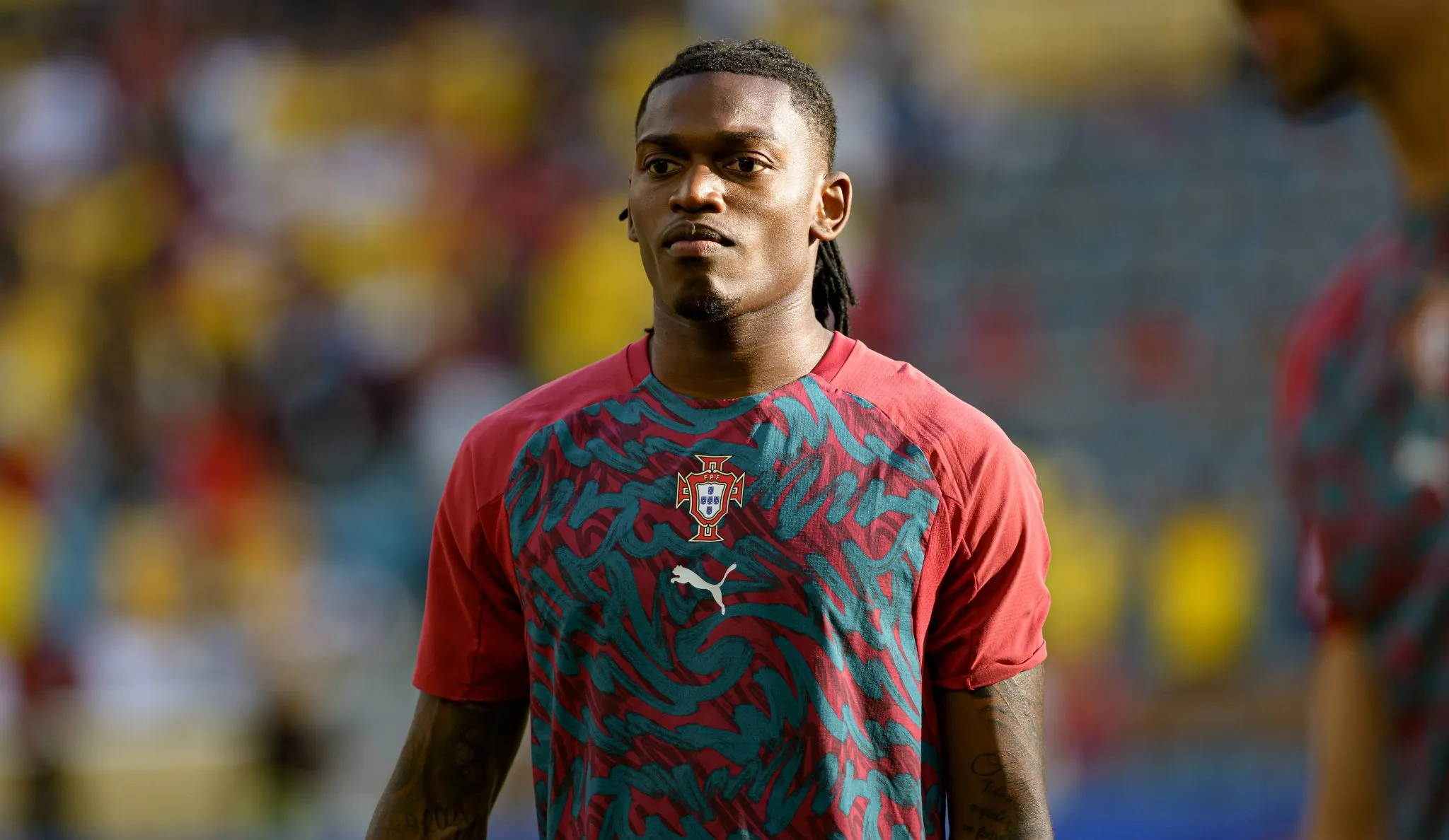Rafael Le&atilde;o em atua&ccedil;&atilde;o pela sele&ccedil;&atilde;o de Portugal (Foto: IMAGO / Ball Raw Images)