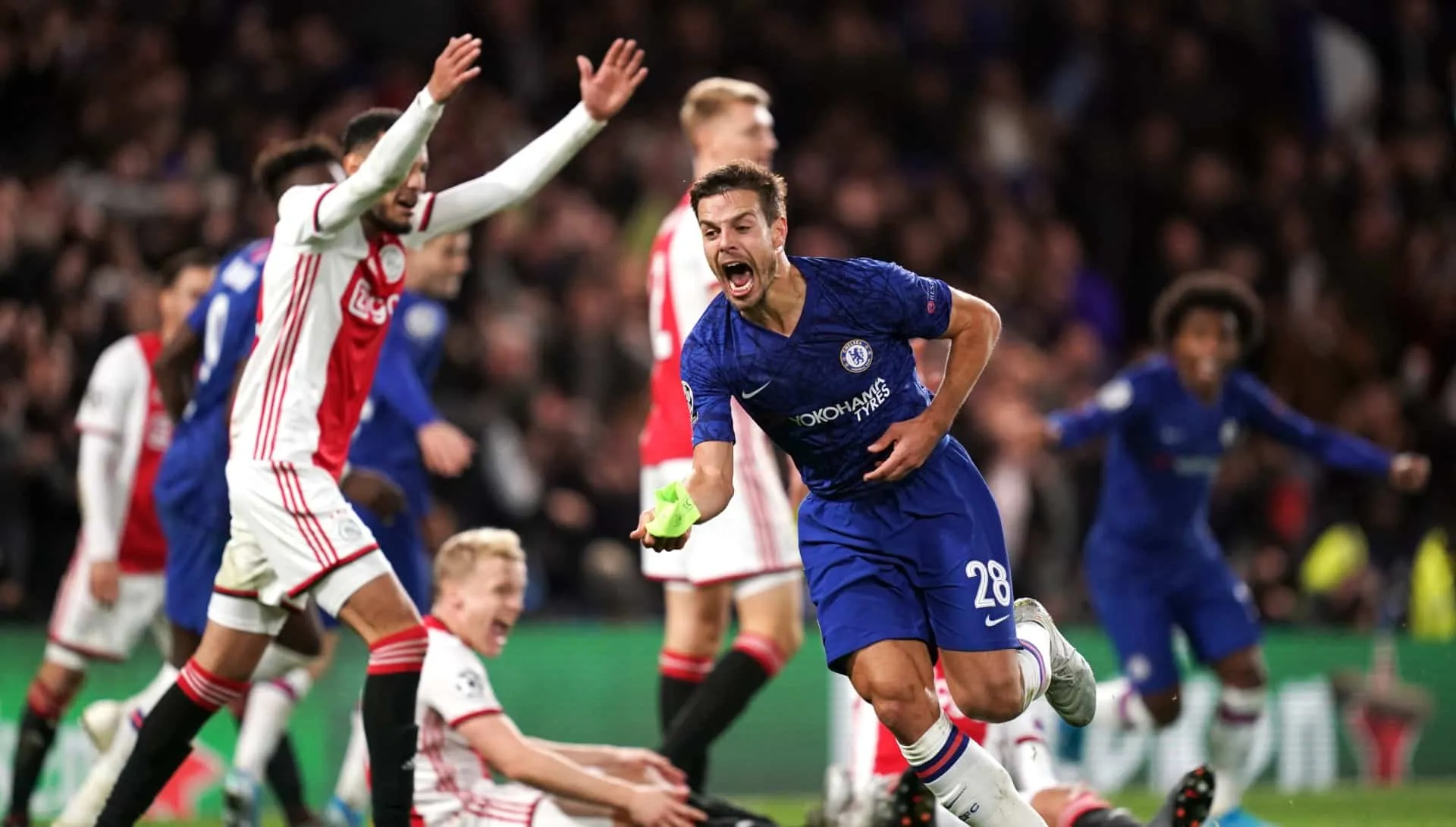 Uma noite absurda de Champions n&atilde;o permitiu sequer piscar: O Chelsea 4&times;4 Ajax que poderia ter ainda mais gols