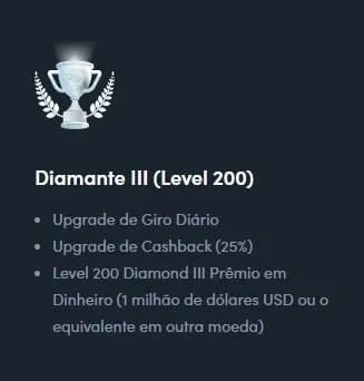 Captura de tela com a principal categoria do Clube VIP da Jonbet e todos os seus benef&iacute;cios