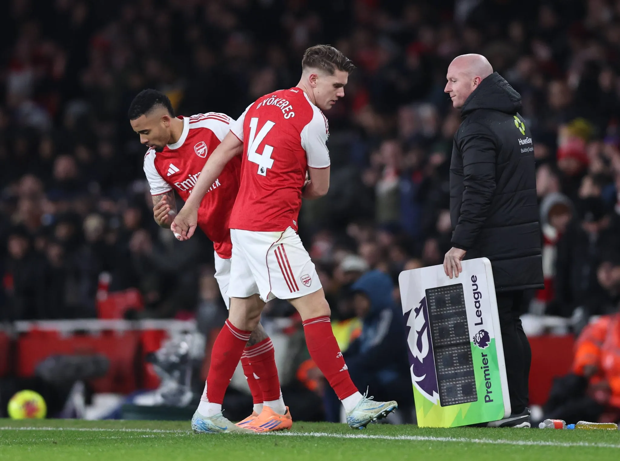 Gabriel Jesus e Gyokeres pelo Arsenal