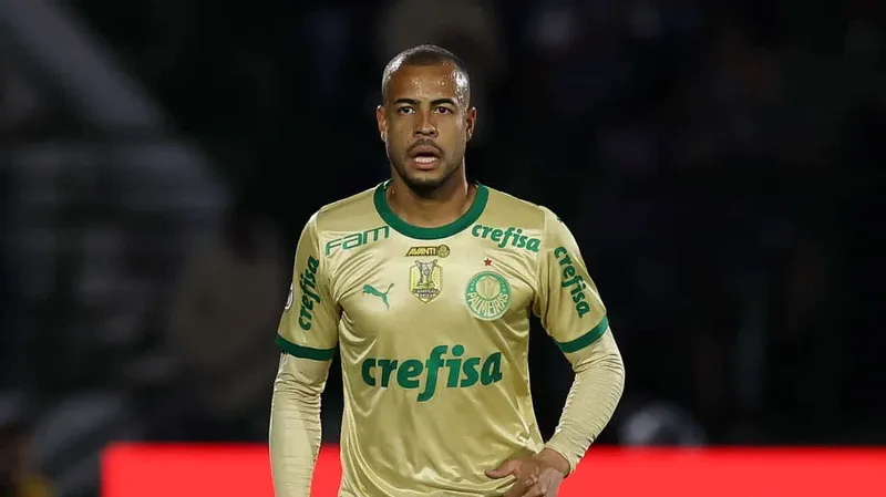 Mayke, durante jogo do Palmeiras no Est&aacute;dio Brinco de Ouro, em Campinas