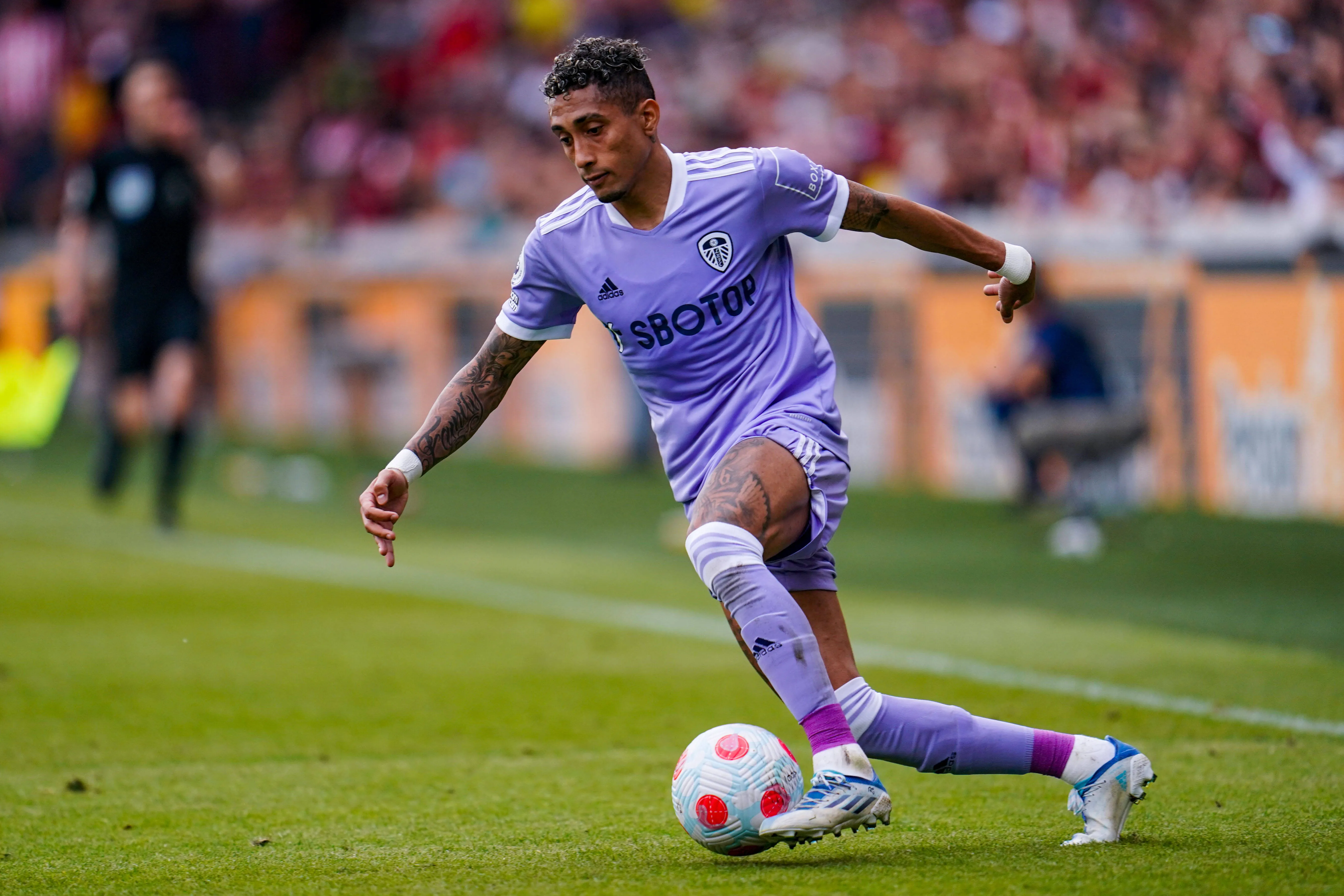 No Leeds United, Raphinha brilhou como ponta (Foto: Imago/Pro Sports Images)
