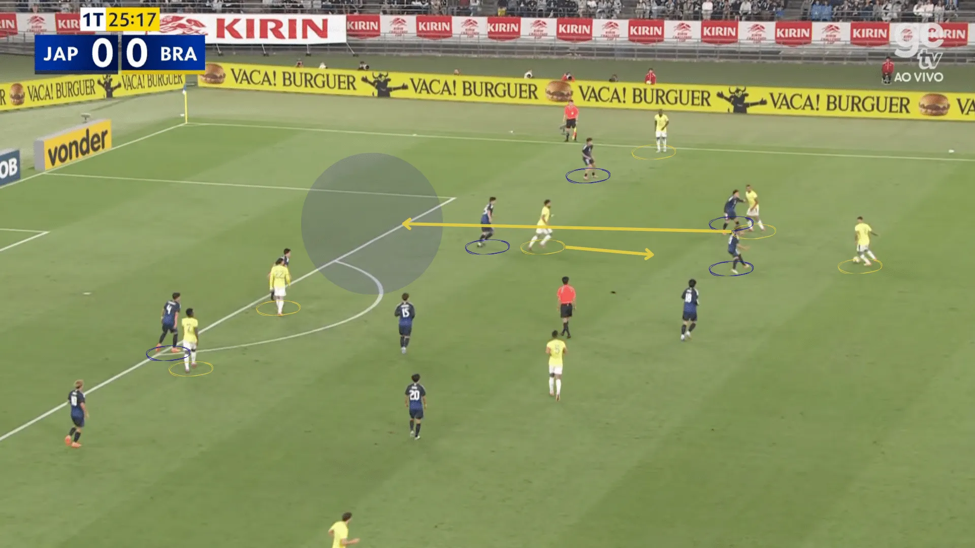 brasil x japao gol