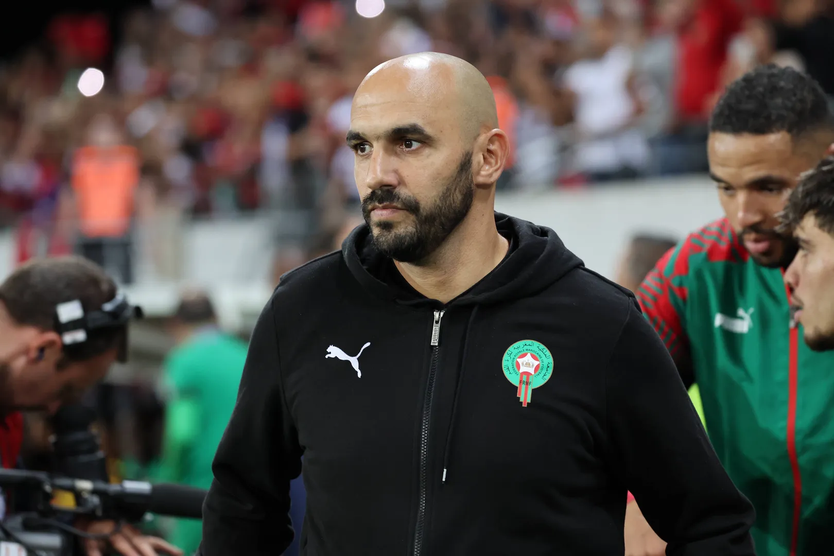 Walid Regragui &eacute; o t&eacute;cnico da sele&ccedil;&atilde;o marroquina (Foto: Imago)