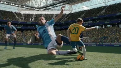 Bernard ficou ainda menor em comercial da sele&ccedil;&atilde;o brasileira