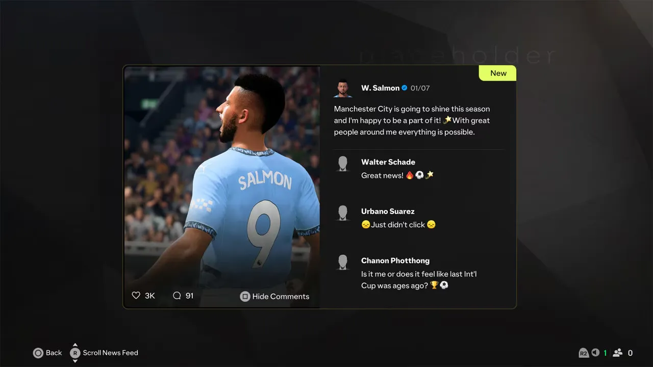 Foto: (Reprodu&ccedil;&atilde;o/EA Sports) - Nova tecnologia na cria&ccedil;&atilde;o de personagem do EA Sports FC 25