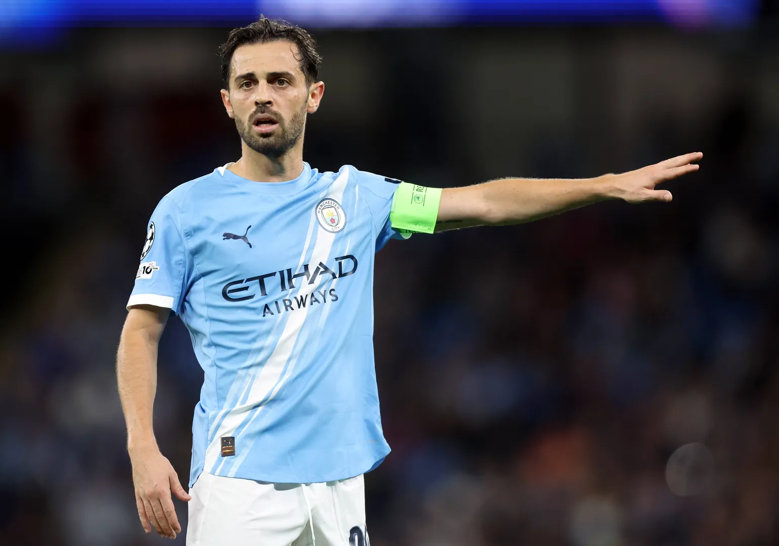 Bernardo Silva em a&ccedil;&atilde;o pelo Manchester City
