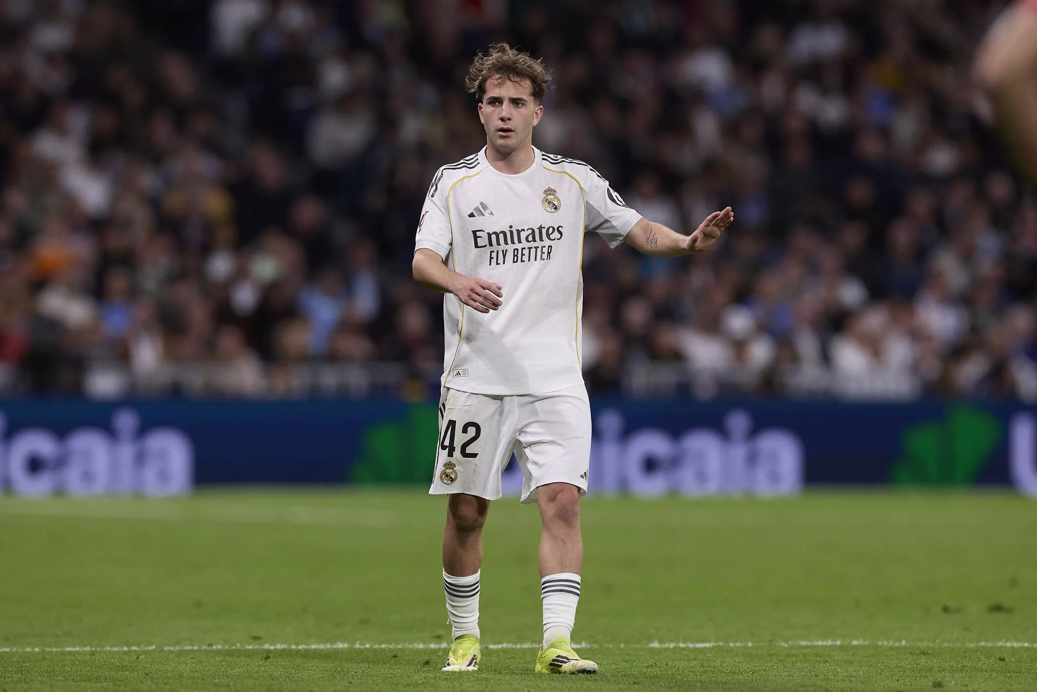 Daniel Ya&ntilde;ez pelo Real Madrid