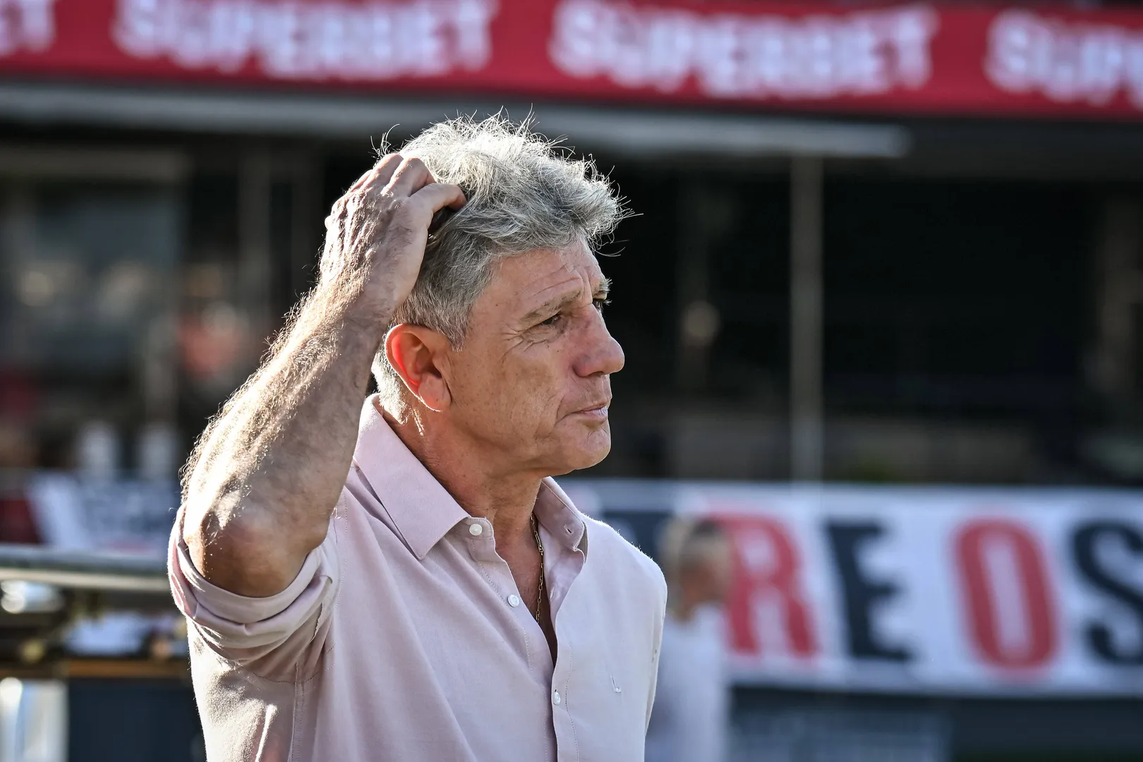 Renato Ga&uacute;cho, t&eacute;cnico do Fluminense