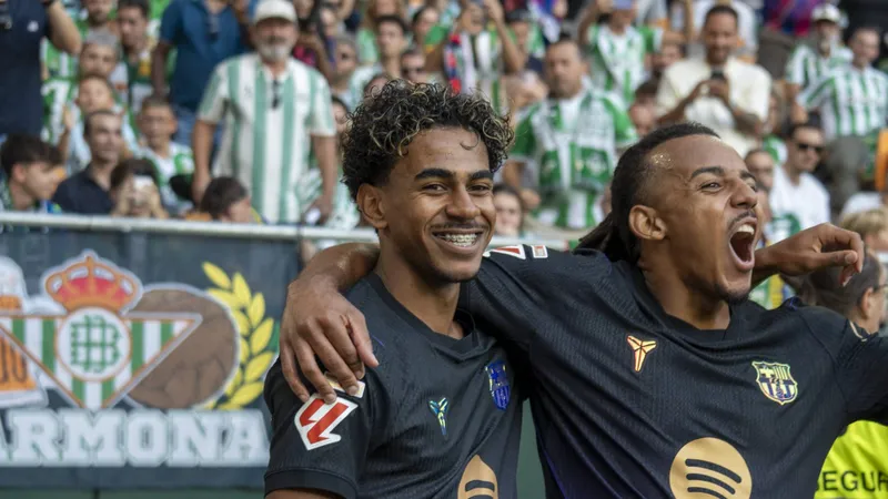 Barcelona &eacute; exposto pelo Betis, mas busca outro caminho para manter 100%