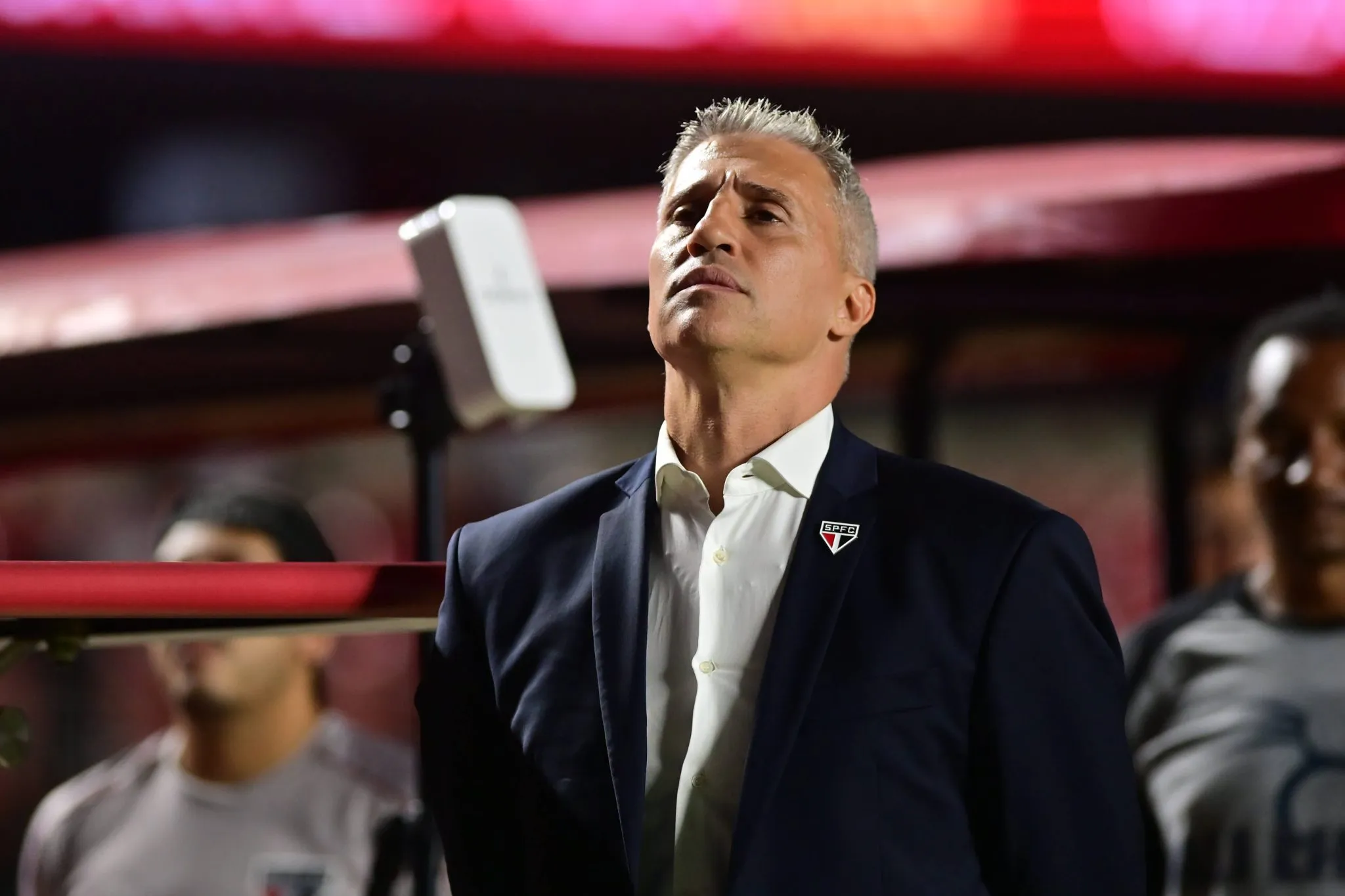 Hern&aacute;n Crespo em partida do S&atilde;o Paulo