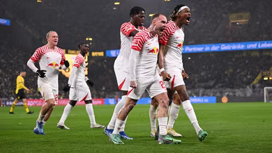 No 11 contra 10, RB Leipzig bate o Borussia Dortmund, que buscou o empate at&eacute; o apito final &ndash; e quase conseguiu
