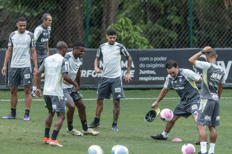 Treino do Atl&eacute;tico na Cidade do Galo visando o Brasileiro