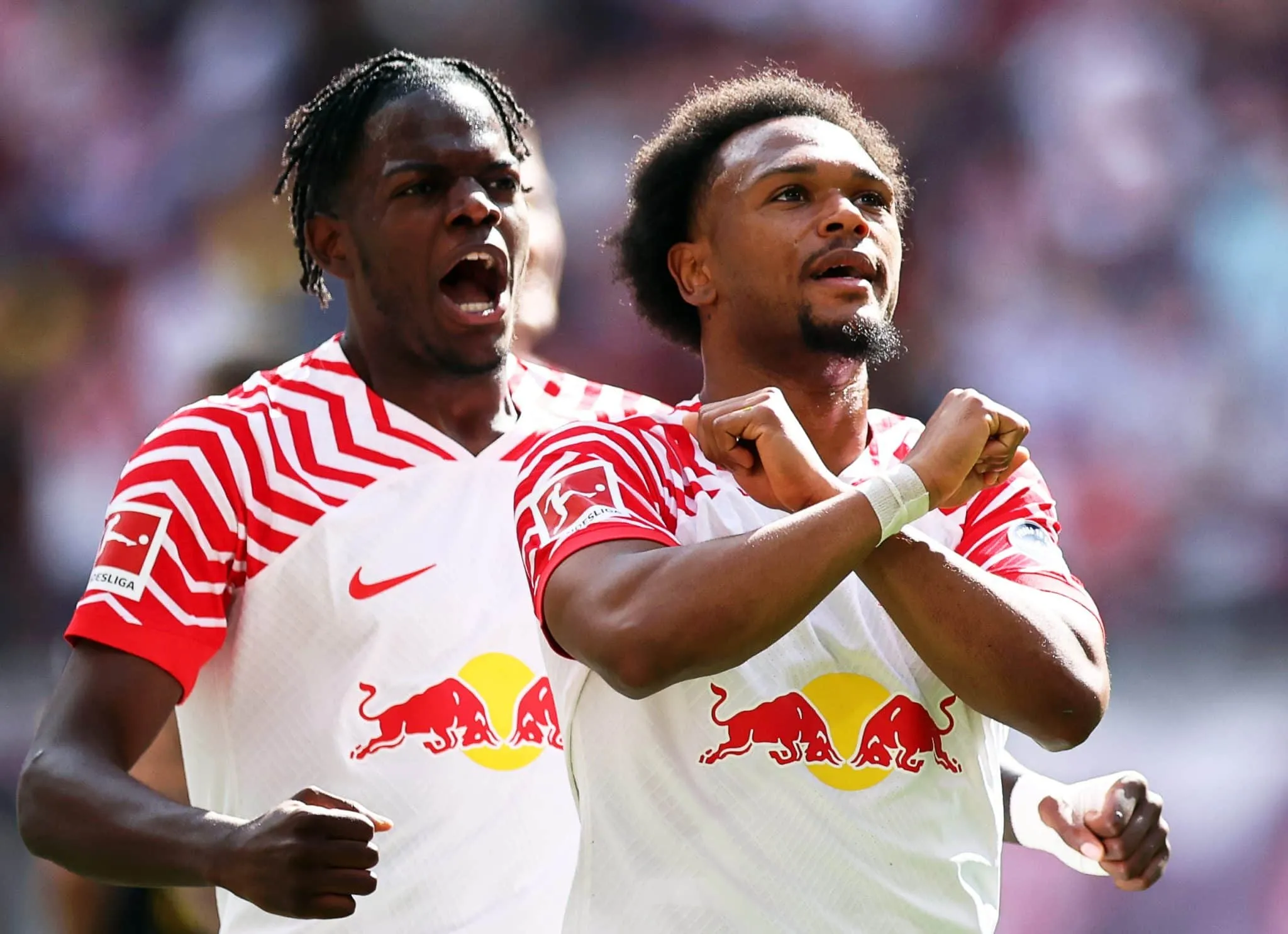 Leipzig atropela e preocupa o Borussia para semi da Champions