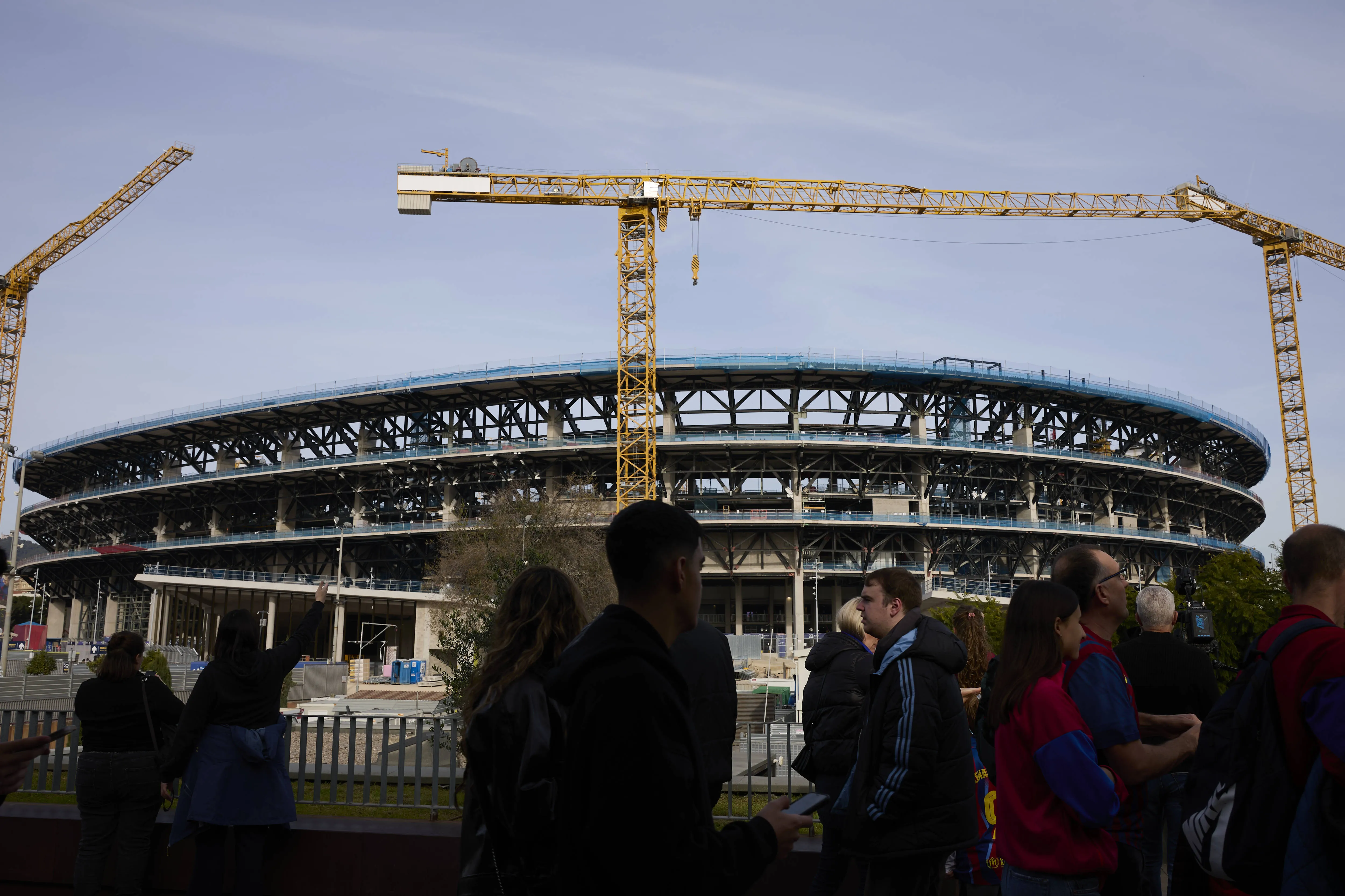 Camp Nou em reforma, em 2025 