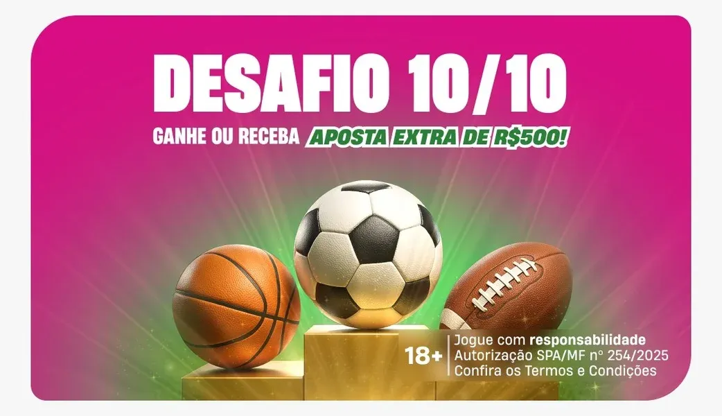 Captura de tela da promo&ccedil;&atilde;o Desafio 10/10
