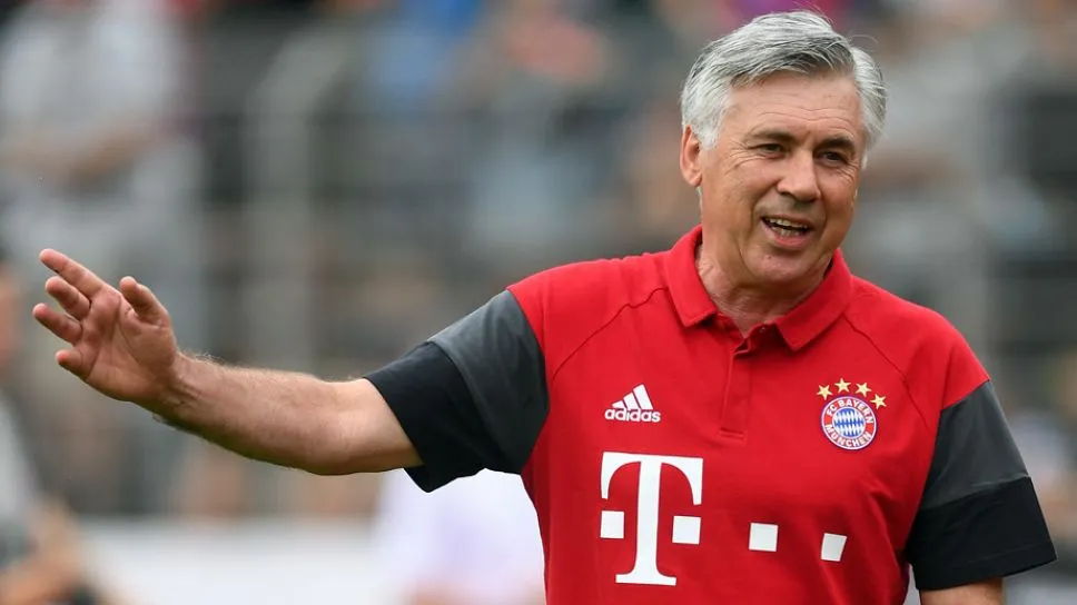 Carlo Ancelotti, t&eacute;cnico do Bayern de Munique