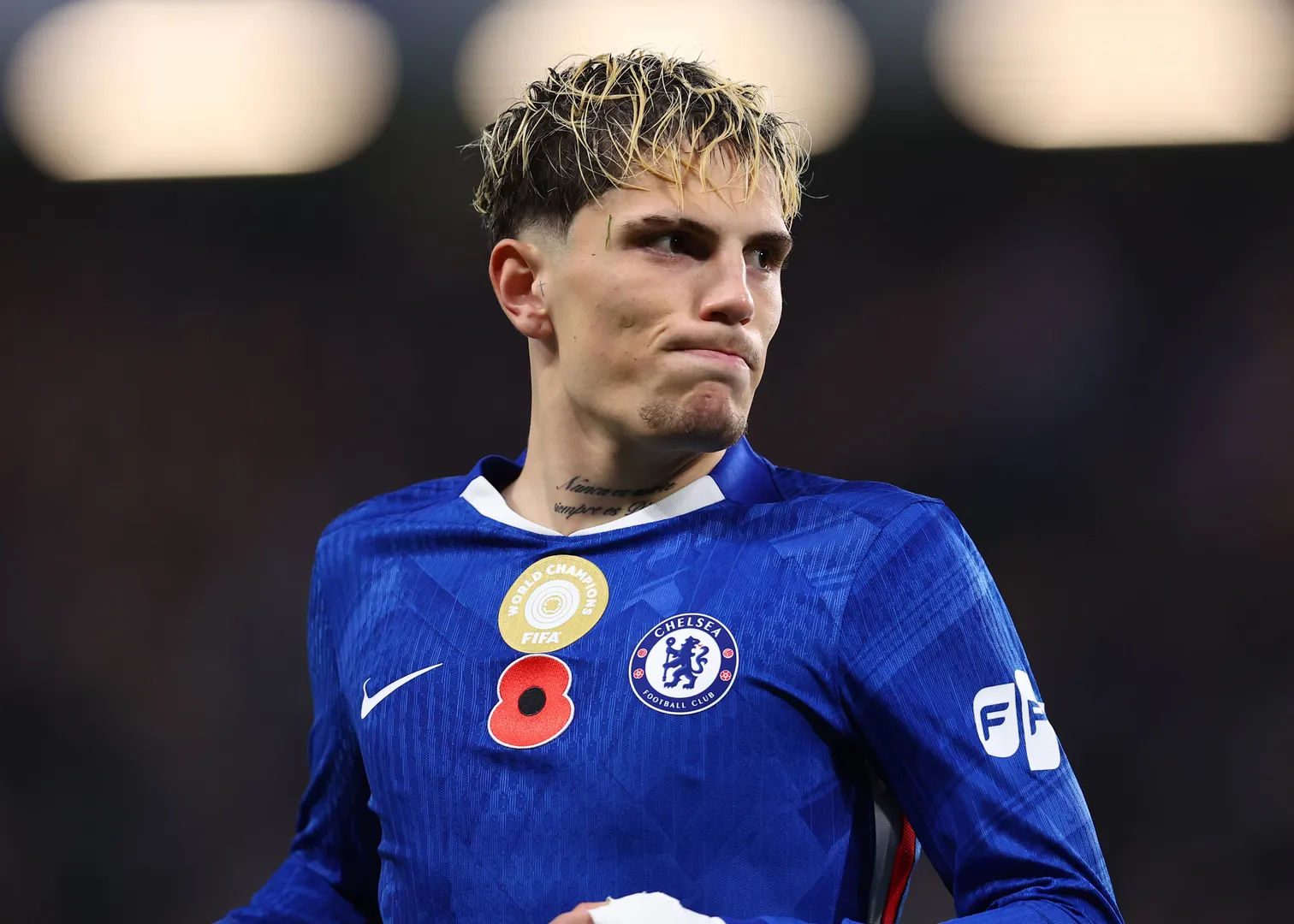 Alejandro Garnacho em jogo do Chelsea