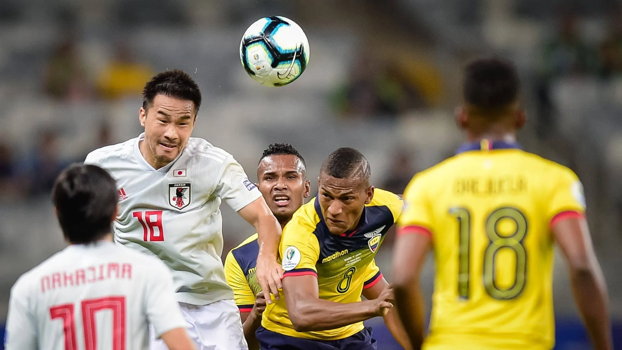 Equador e Jap&atilde;o disputaram um bom 1 x 1, especialmente para o Paraguai