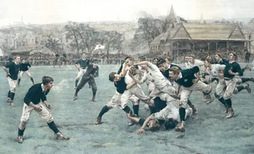 O autor do primeiro try da hist&oacute;ria da Inglaterra tamb&eacute;m jogou na sele&ccedil;&atilde;o de futebol e at&eacute; ganhou a FA Cup