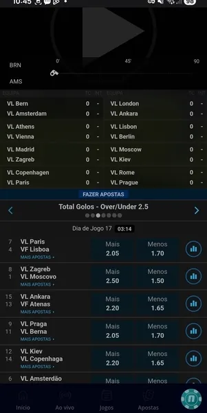 Odds para um jogo de futebol virtual na Novibet
