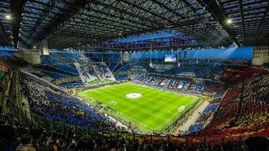 Foi assim o espet&aacute;culo da torcida da Inter no San Siro para o d&eacute;rbi que confirmou a classifica&ccedil;&atilde;o