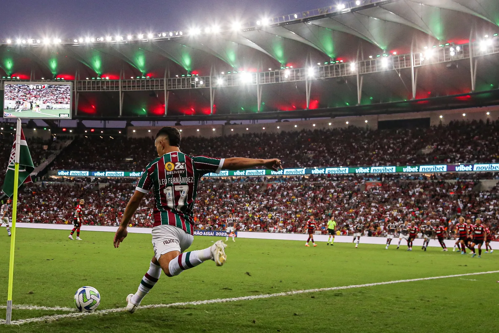 Leo Fern&aacute;ndez deu esperan&ccedil;as &agrave; torcida do Fluminense em sua estreia - FOTO: MARCELO GON&Ccedil;ALVES / FLUMINENSE FC