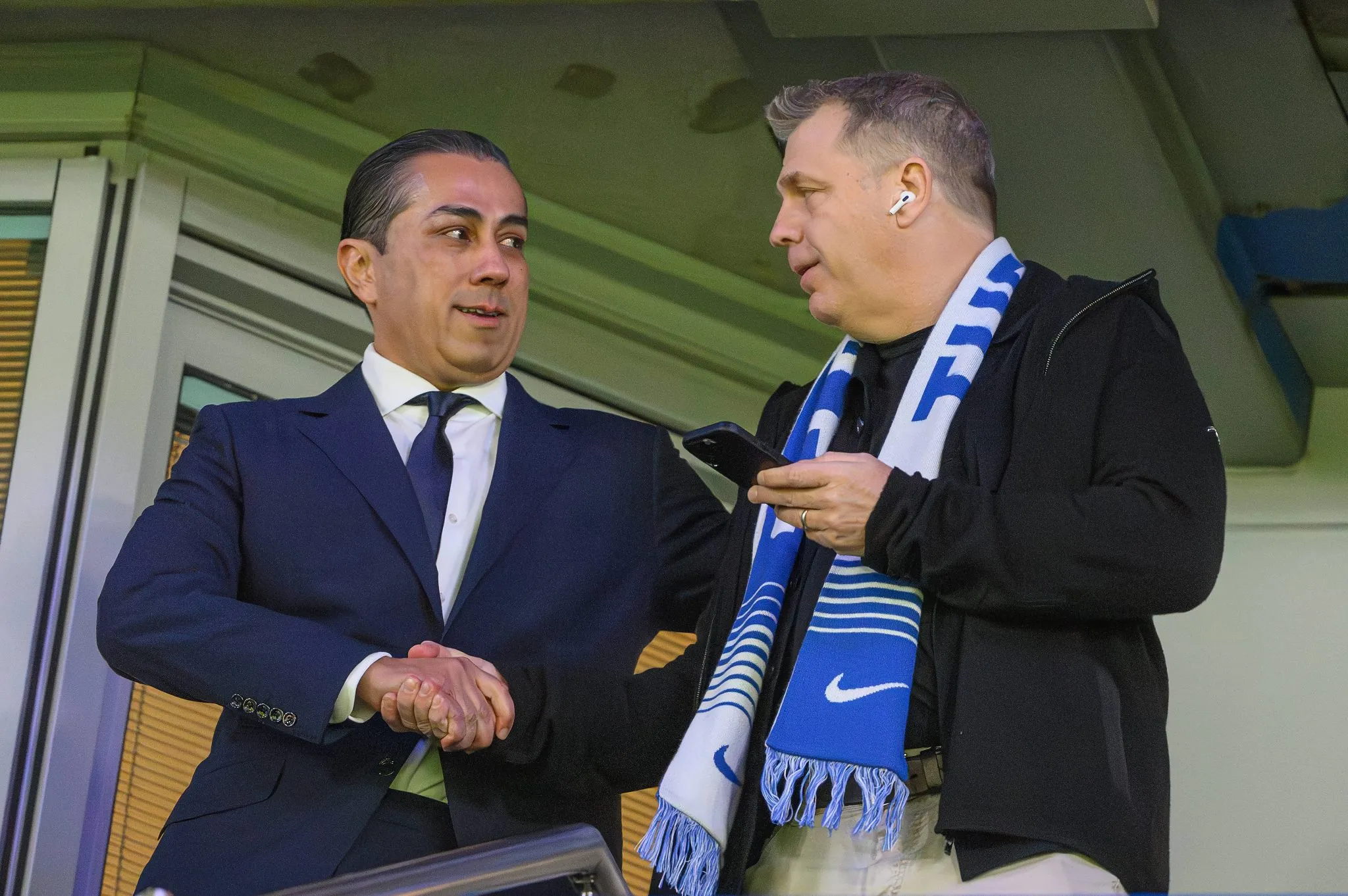 Todd Boehly e Behdad Eghbali, propriet&aacute;rios do Chelsea